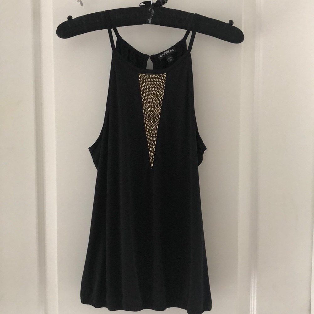 Express rhinestone tank